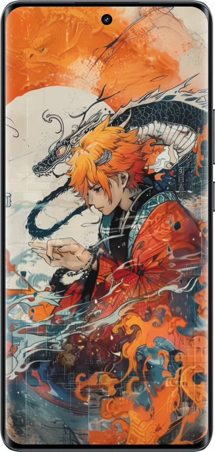 Силиконовый чехол Зеницу Агацума для Realme 14 PRO + - 6114u-3968 изображение 