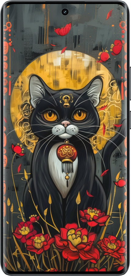 Силіконовий чехол China Cat для Realme 14 PRO + - 6134u-3968 изображение 