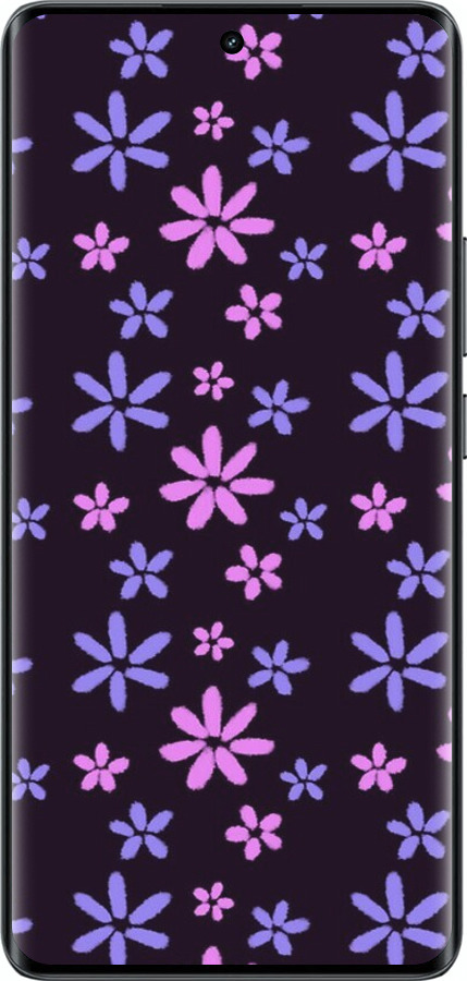 Силіконовий чехол з квітами для Realme 14 PRO + - 6258u-3968 изображение 