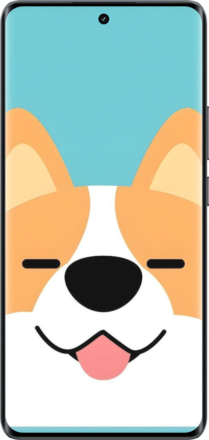 Силіконовий чехол Корги для Realme 14 PRO + - 6280u-3968 изображение 