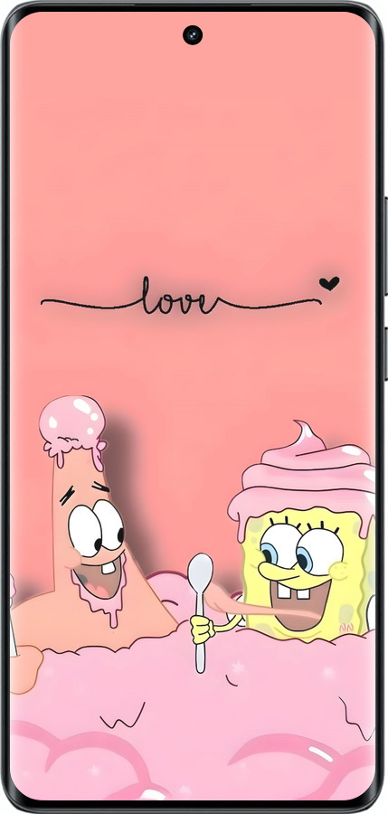 Силиконовый чехол Спанч Боб для Realme 14 PRO + - 6282u-3968 изображение 
