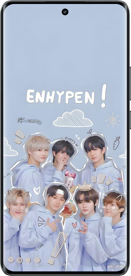 Силиконовый чехол Энхайпен для Realme 14 PRO + - 6362u-3968 изображение 