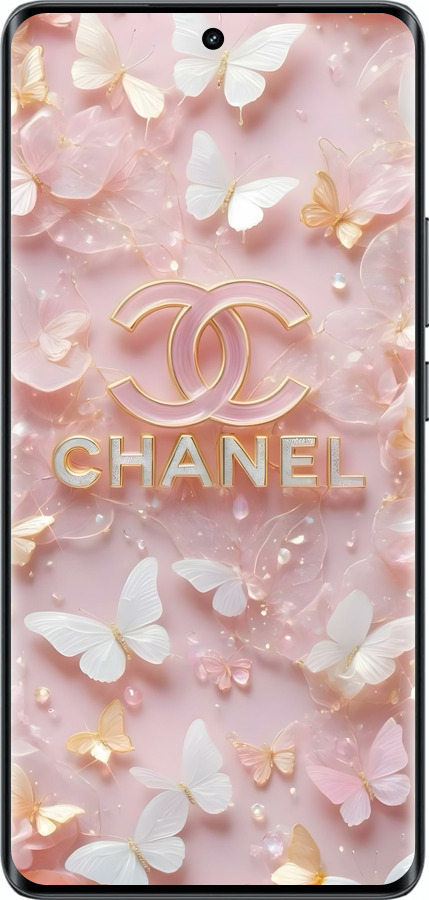 Силиконовый чехол Шанель для Realme 14 PRO + - 6366u-3968 изображение 