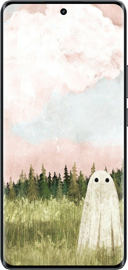 Силиконовый чехол Привидение для Realme 14 PRO + - 6401u-3968 изображение 