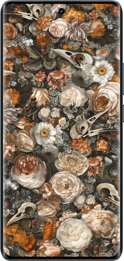 Силиконовый чехол В стиле барокко-мрачный для Realme 14 PRO + - 6404u-3968 изображение 