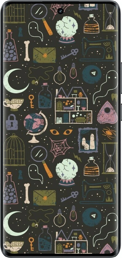 Силіконовий чехол Чаклунський принт для Realme 14 PRO + - 6425u-3968 изображение 