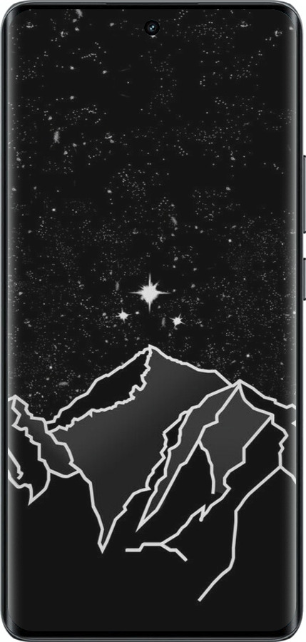 Силіконовий чехол Мінімалістичний гірський краєвид для Realme 14 PRO + - 6438u-3968 изображение 