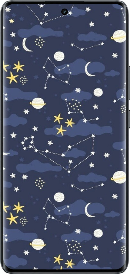 Силіконовий чехол Астрономічний візерунок для Realme 14 PRO + - 6446u-3968 изображение 