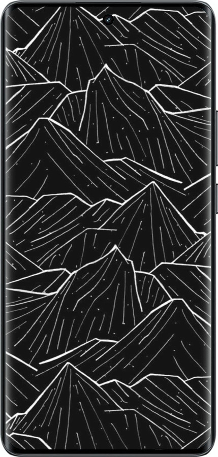 Силиконовый чехол С изображением Темных гор для Realme 14 PRO + - 6489u-3968 изображение 
