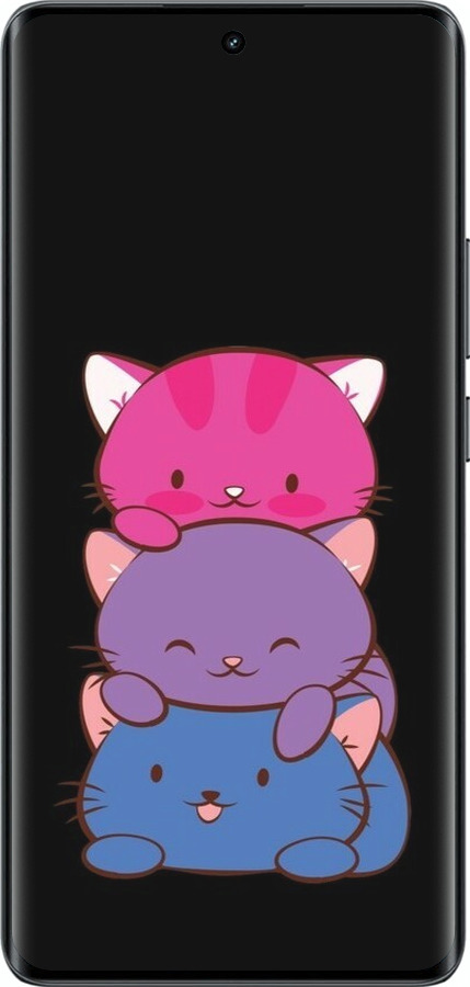 Силіконовий чехол Милі котятка для Realme 14 PRO + - 6518u-3968 изображение 