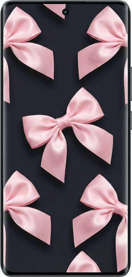Силіконовий чехол Coquette Ribbons Dark Coquette для Realme 14 PRO + - 6767u-3968 изображение 