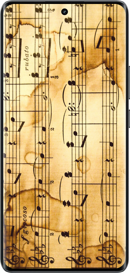 Силіконовий чехол Ноти для Realme 14 PRO + - 905u-3968 изображение 