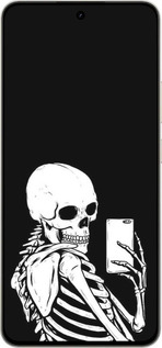 Силиконовый чехол Скелет делает Selfie для Realme 15 / 15 PRO - 6535u-4137 изображение 