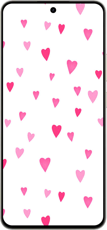Силиконовый чехол Сердечки 2 для Realme 15 / 15 PRO - 4763u-4137 изображение 