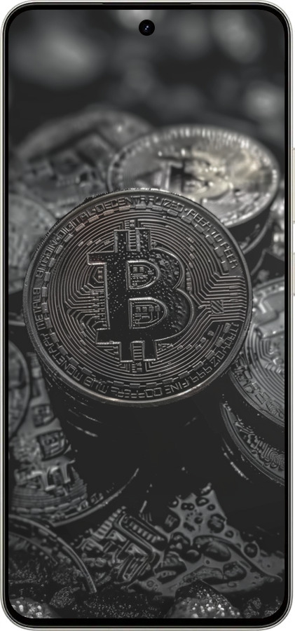 Силіконовий чехол Black Bitcoin для Realme 15 / 15 PRO - 6090u-4137 изображение 