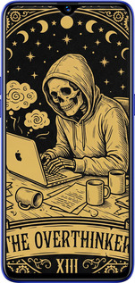 Силіконовий чехол The Overthinker для Realme X Lite - 6774u-2030 изображение 