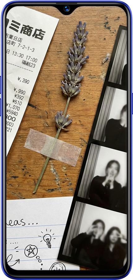 Силиконовый чехол Aesthetic Scrapbook Collage для Realme X Lite - 6773u-2030 изображение 