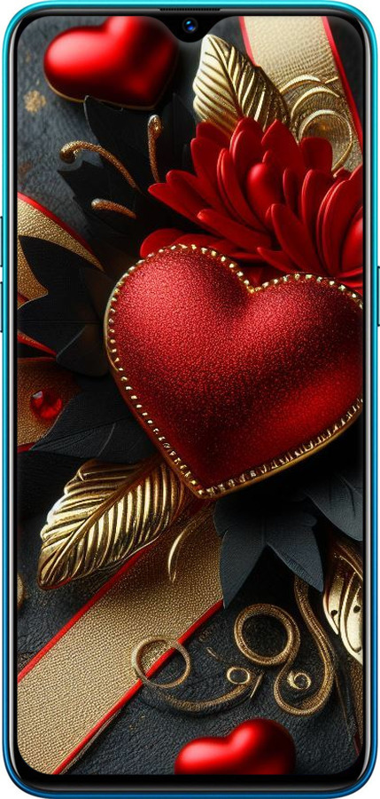 TPU чехол Сердечки v2 для Realme 5 Pro - 5832b-1861 изображение 