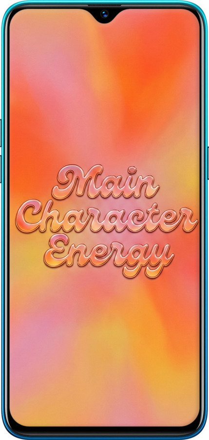 TPU чехол Aura Gradient Main Character Energy Aesthetic Y2K для Realme 5 Pro - 6783b-1861 изображение 