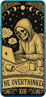 Силиконовый чехол The Overthinker для Realme 5 Pro - 6774u-1861 изображение 