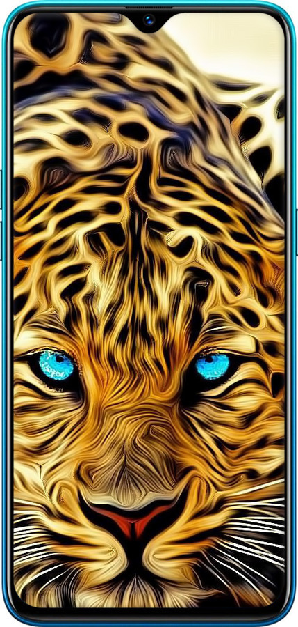 Силіконовий чехол Леопард для Realme 5 Pro - 6611u-1861 изображение 