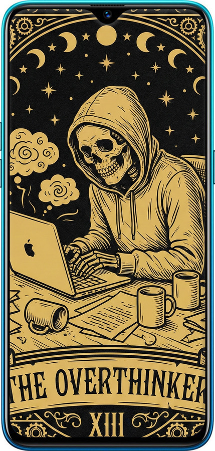 Силиконовый чехол The Overthinker для Realme 5 Pro - 6774u-1861 изображение 