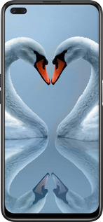 TPU чехол Лебеді для Realme 6 Pro - 6007b-1893 изображение 