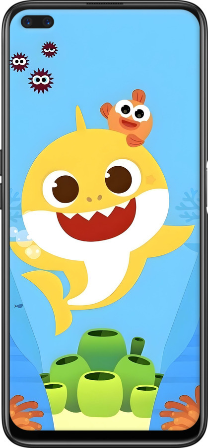TPU чехол Бейби Шарк для Realme 6 Pro - 6303b-1893 изображение 