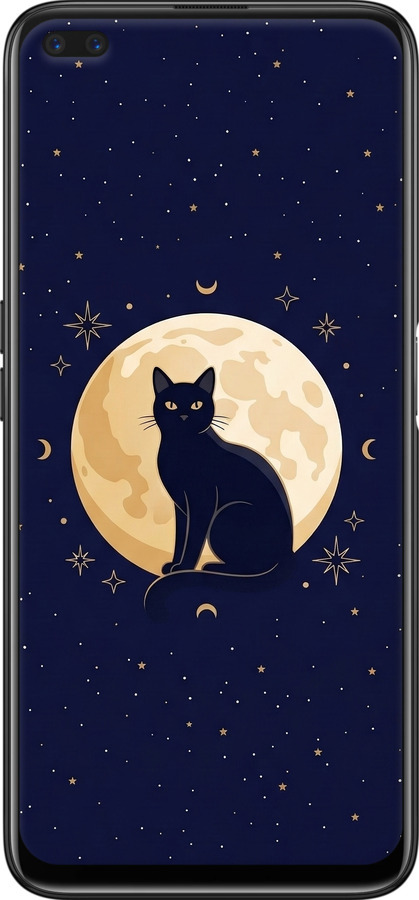 TPU чехол Cute Cat Celestial/Witchy для Realme 6 Pro - 6787b-1893 изображение 