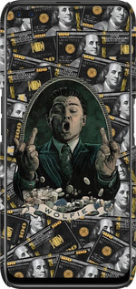 3D пластиковий матовий чехол Волк с валл стрит для Realme 6 Pro - 6287m-1893 изображение 