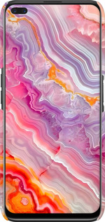 3D пластиковый матовый чехол Мрамор 2 для Realme 6 Pro - 6307m-1893 изображение 