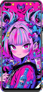 3D пластиковый матовый чехол Аниме милаха для Realme 6 Pro - 6314m-1893 изображение 