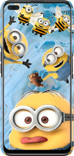 3D пластиковий матовий чехол Миньоны для Realme 6 Pro - 6386m-1893 изображение 