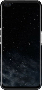 3D пластиковий матовий чехол Нічне небо для Realme 6 Pro - 6451m-1893 изображение 