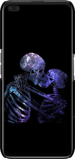 3D пластиковий матовий чехол Із зображенням скелета для Realme 6 Pro - 6537m-1893 изображение 