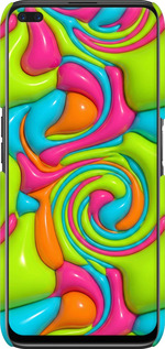 3D пластиковый матовый чехол Y2K Jelly Dream для Realme 6 Pro - 6780m-1893 изображение 