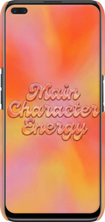 3D пластиковый матовый чехол Aura Gradient Main Character Energy Aesthetic Y2K для Realme 6 Pro - 6783m-1893 изображение 