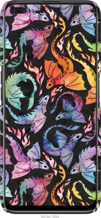 3D пластиковый матовый чехол № 5416 для Realme 6 Pro - 5416m-1893 изображение 