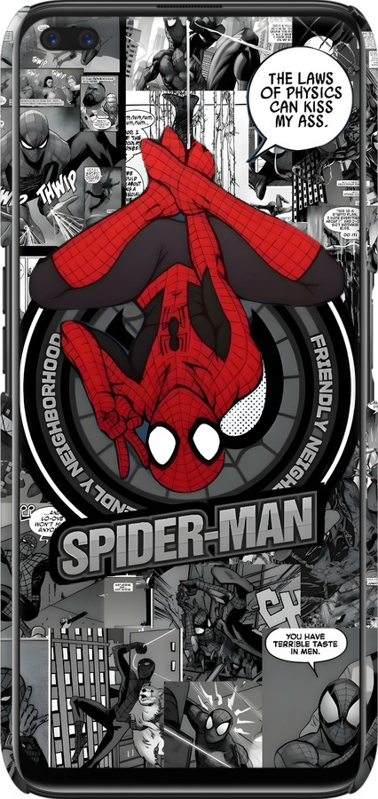 3D пластиковий матовий чехол Человек паук для Realme 6 Pro - 6279m-1893 изображение 