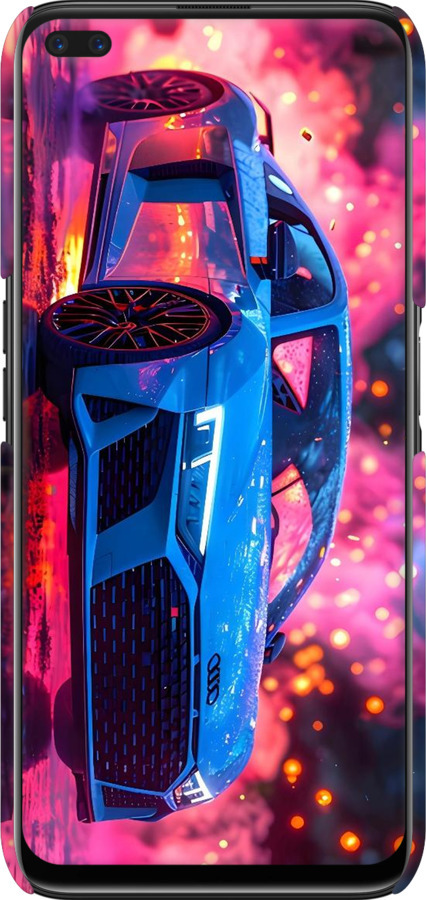 3D пластиковий матовий чехол Ауди для Realme 6 Pro - 6286m-1893 изображение 