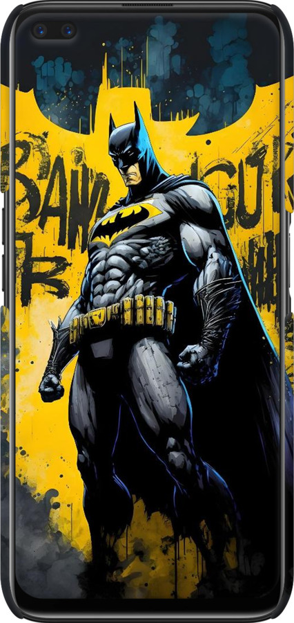 3D пластиковий матовий чехол Бетмен для Realme 6 Pro - 6290m-1893 изображение 