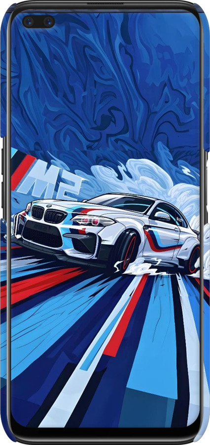 3D пластиковий матовий чехол БМВ для Realme 6 Pro - 6292m-1893 изображение 