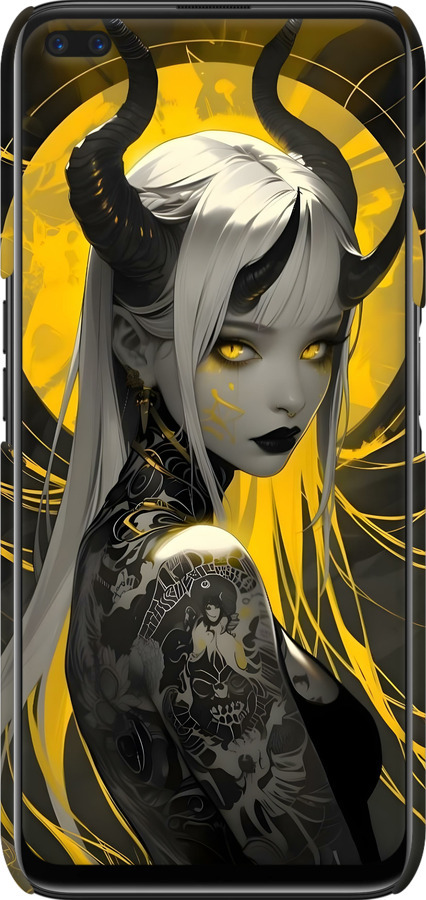 3D пластиковый матовый чехол Аниме демон 2 для Realme 6 Pro - 6309m-1893 изображение 