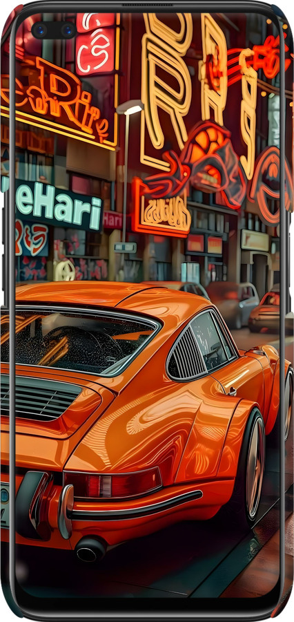 3D пластиковий матовий чехол Порше для Realme 6 Pro - 6334m-1893 изображение 