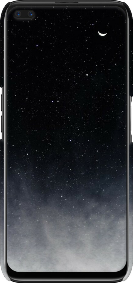 3D пластиковый матовый чехол Сині хмари, Синій місяць для Realme 6 Pro - 6396m-1893 изображение 