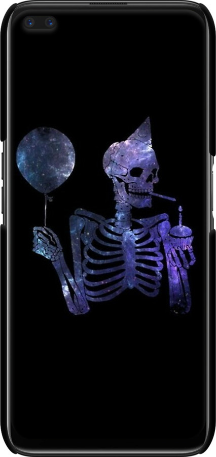 3D пластиковый матовый чехол Скелетное искусство для Realme 6 Pro - 6536m-1893 изображение 