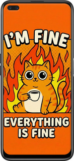 Силиконовый чехол Funny Cat для Realme 6 Pro - 6786u-1893 изображение 