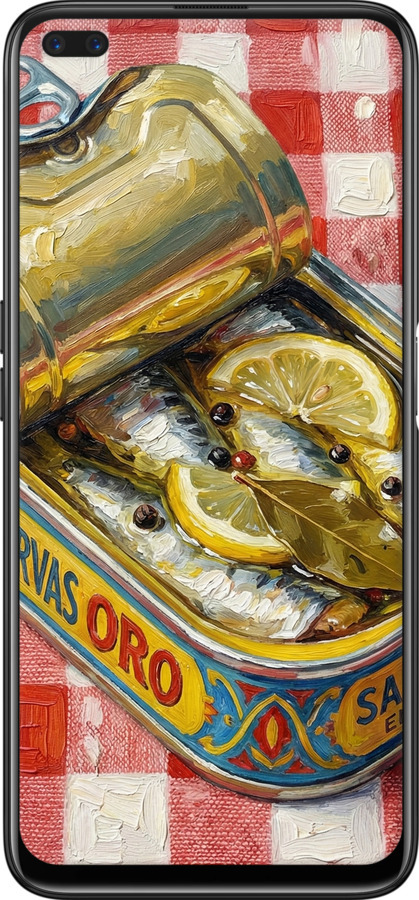 Силиконовый чехол Vintage Sardine Tin Phone для Realme 6 Pro - 6772u-1893 изображение 