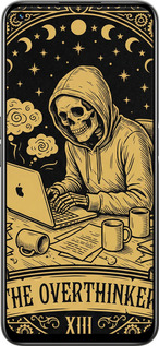 TPU чехол The Overthinker для Realme 8i - 6774b-2518 изображение 