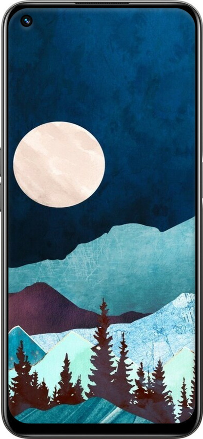 TPU чехол Гірська ідилія нічний краєвид для Realme 8i - 6488b-2518 изображение 